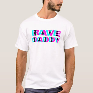 Camiseta Rave Daddy EDM Festival de Música Padre Illus Óp
