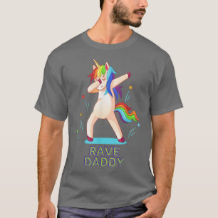Camiseta Rave Daddy Filthy Unicorn Dab Festival Club Rave 