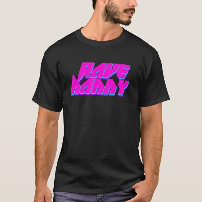 Camiseta Rave Daddy Techno Rave Festival de la Fiesta EDM B (Anverso)