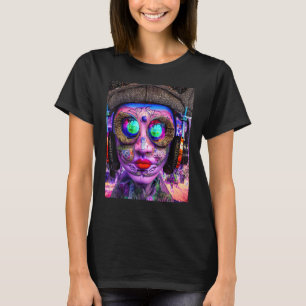Camiseta Rave Fiesta Psychedelic EDM Trance Club DJ design_