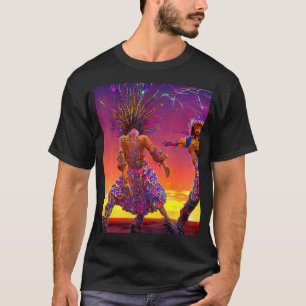 Camiseta Rave Fiesta Psychedelic EDM Trance Club DJ design_