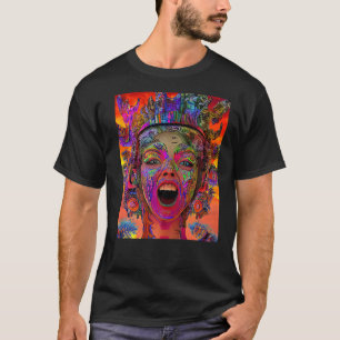 Camiseta Rave Fiesta Psychedelic EDM Trance Club DJ diseño 