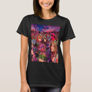 Camiseta Rave Fiesta Psychedelic EDM Trance Club DJ diseño_