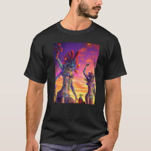 Camiseta Rave Fiesta Psychedelic EDM Trance Club DJ diseño 