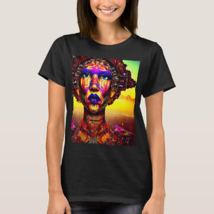 Camiseta Rave Fiesta Psychedelic EDM Trance Club DJ diseño