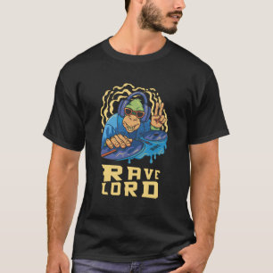 Camiseta Rave Lord Ape Funny Edm Music Rave Techno Fiesta