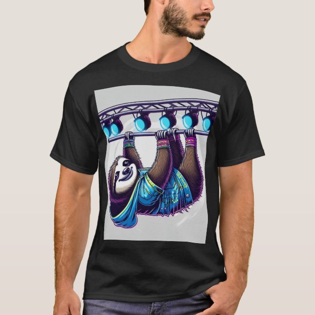 Camiseta Rave Sloth - Rigger (Anverso)