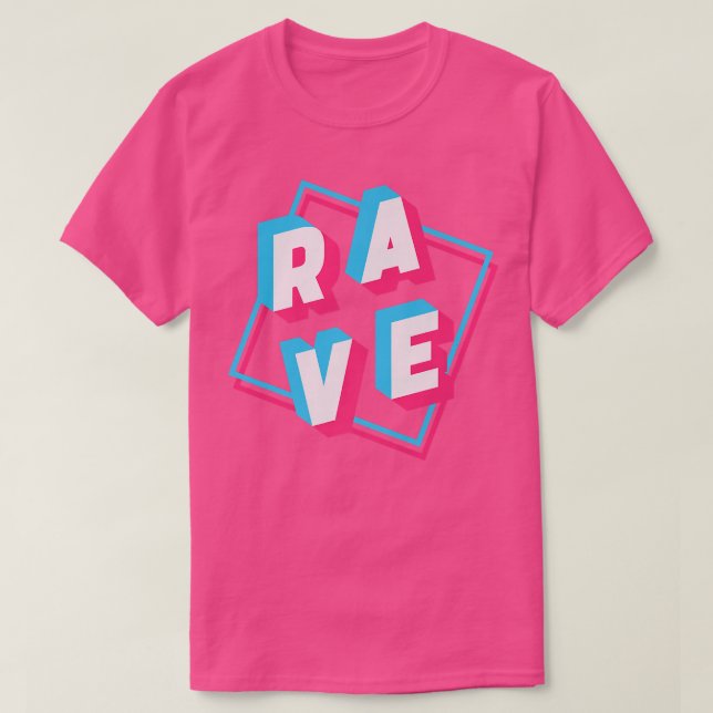 Camiseta Rave Techno Music  (Diseño del anverso)