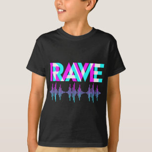 Camiseta Rave Techno Music Synthesizer DJ Gift Raver