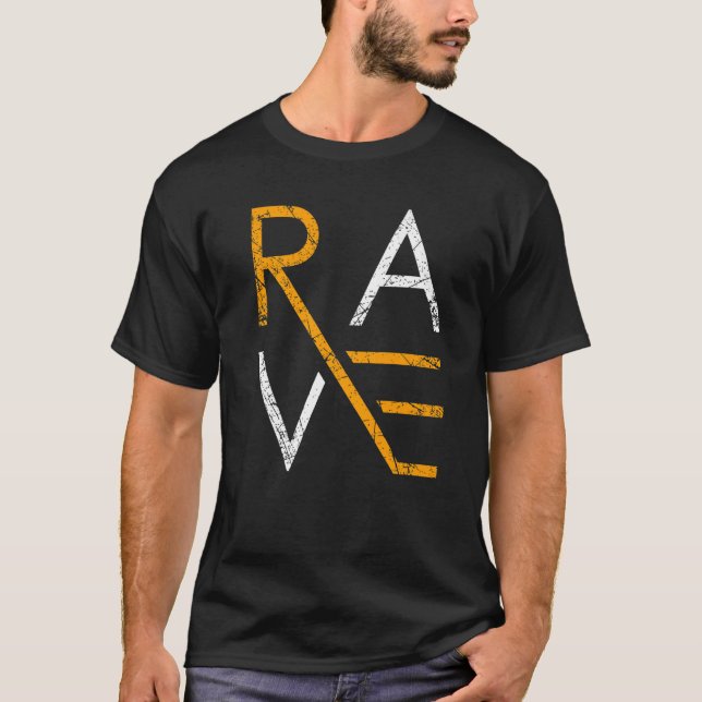 Camiseta Rave Techno Music Techno Fiesta Raver (Anverso)
