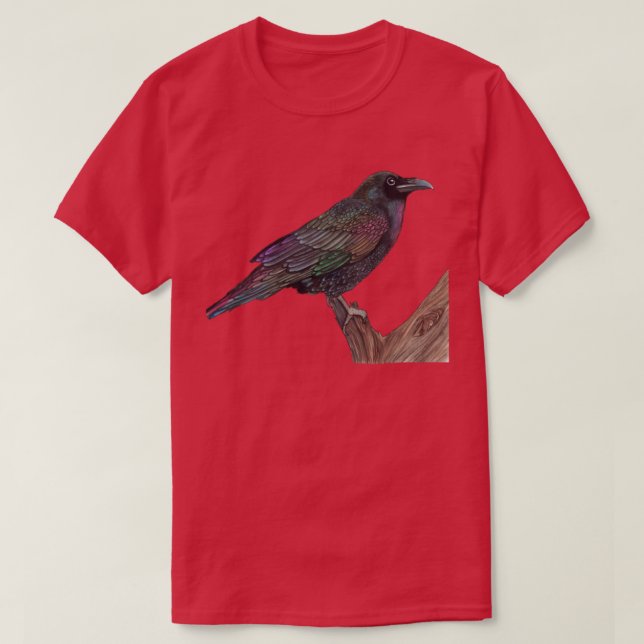 Camiseta Raven arcoiris TShirtRaven arcoiris (Diseño del anverso)