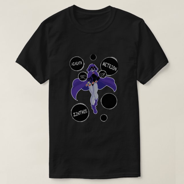 Camiseta Raven - Azarath Metrion Zinthos Classic (Diseño del anverso)