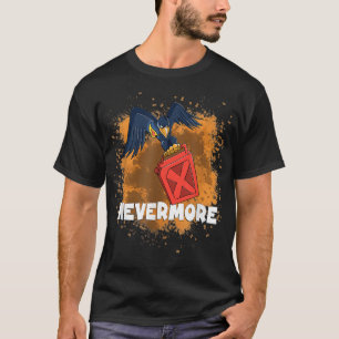 Camiseta Raven con un kit de incendio provocado nunca más E