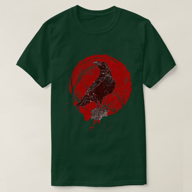 Camiseta Raven Crow (Diseño del anverso)