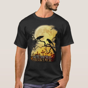 Camiseta Raven Crow Intento De Asesinato Retro Moon Wiccan