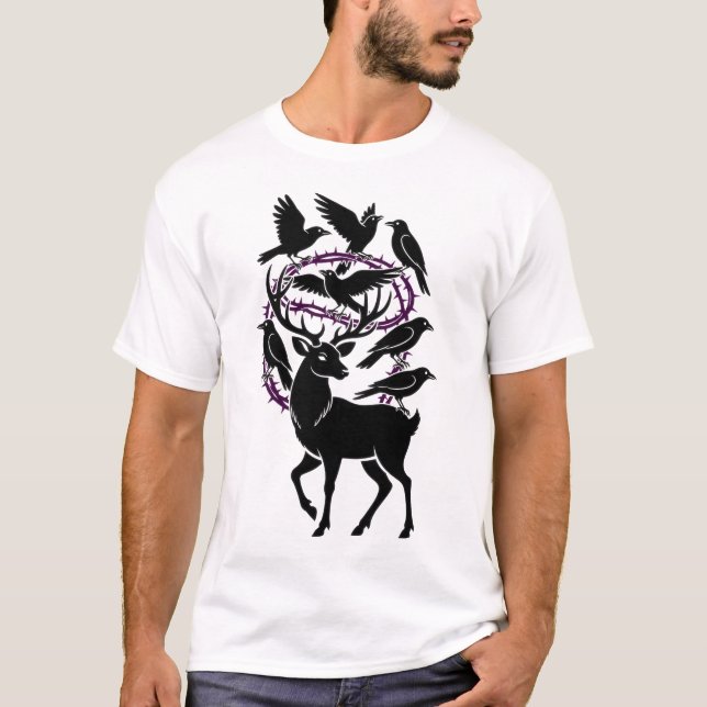 Camiseta Raven Crown Deer (Anverso)
