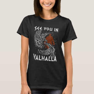 Camiseta Raven de Norse Mythology Odin te ve en Valhalla V