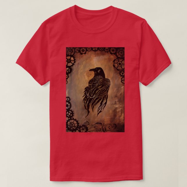 Camiseta Raven de reloj TShirtClockwork Raven (Diseño del anverso)