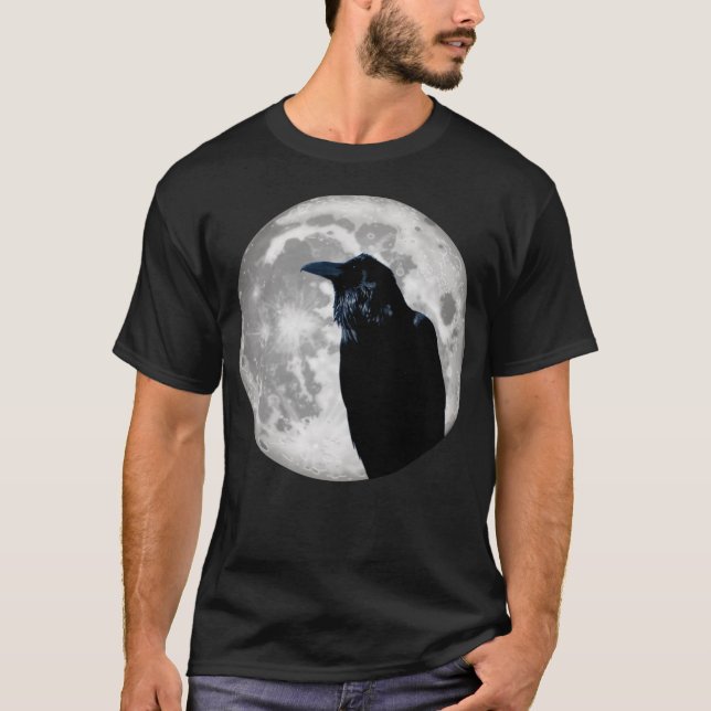 Camiseta Raven en la luna (Anverso)