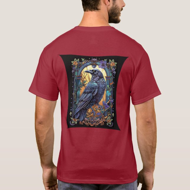 Camiseta Raven En La Ventana (Reverso)