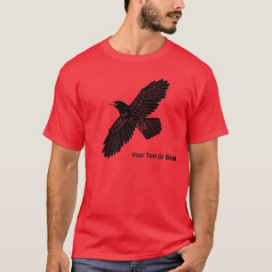 Camiseta Raven en rojo