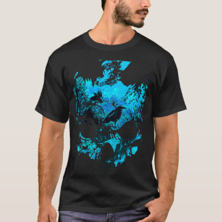 Camiseta Raven Hugin Munin Skull Norse Mythology Men