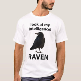 Camiseta Raven Mira Mi Raven De Inteligencia