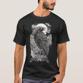 Camiseta Raven místico oscuro