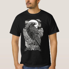 Camiseta Raven místico oscuro