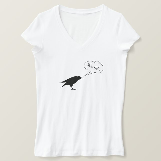 Camiseta Raven Nevermind (Anverso del diseño)
