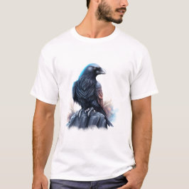 Camiseta Raven oscuro generado por IA moderna