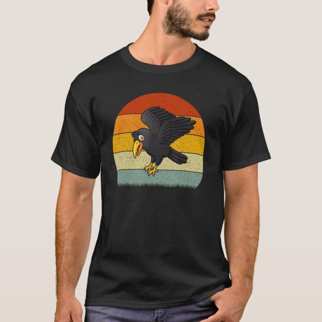 Camiseta Raven Retro Style Vintage (Anverso)