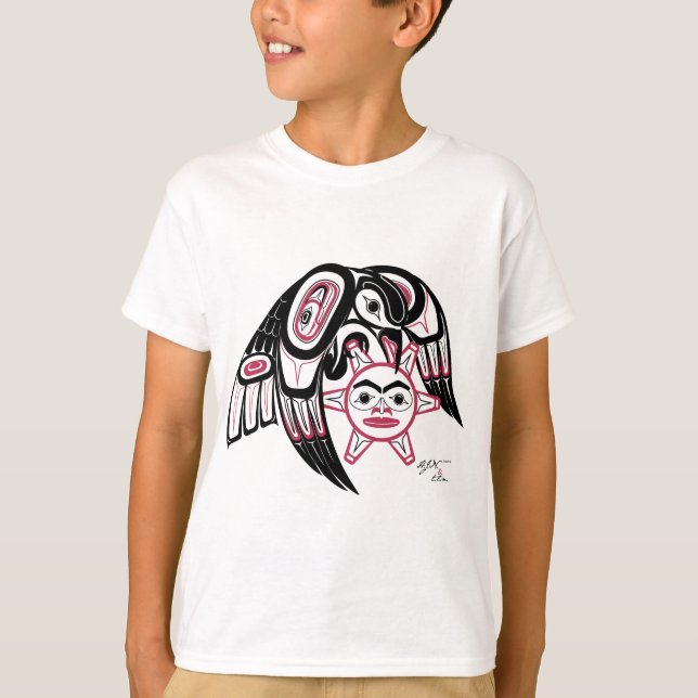 Camiseta Raven robando el sol (Anverso)