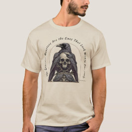 Camiseta Raven & Skull: Para escritores que se atr