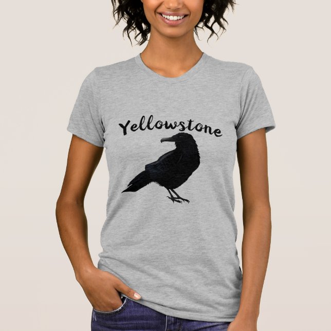 Camiseta Raven T-Shirt-Yellowstone para mujeres (Anverso)