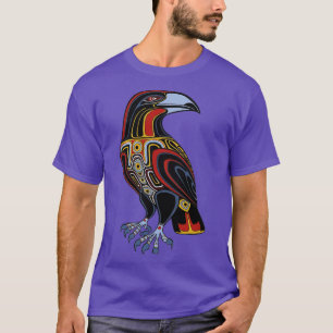 Camiseta Raven TShirt, nativo de Haida Tlingit