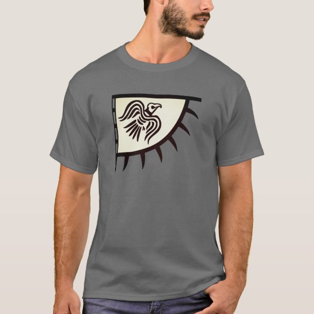 Camiseta Raven Viking Banner (Anverso)