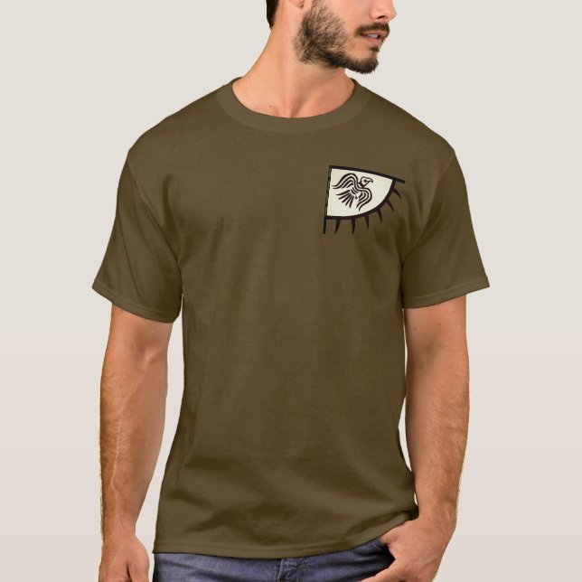 Camiseta Raven Viking Banner (Anverso)