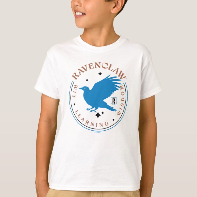 Camiseta RAVENCLAW™ Blue Eagle House Pride Badge (Anverso)