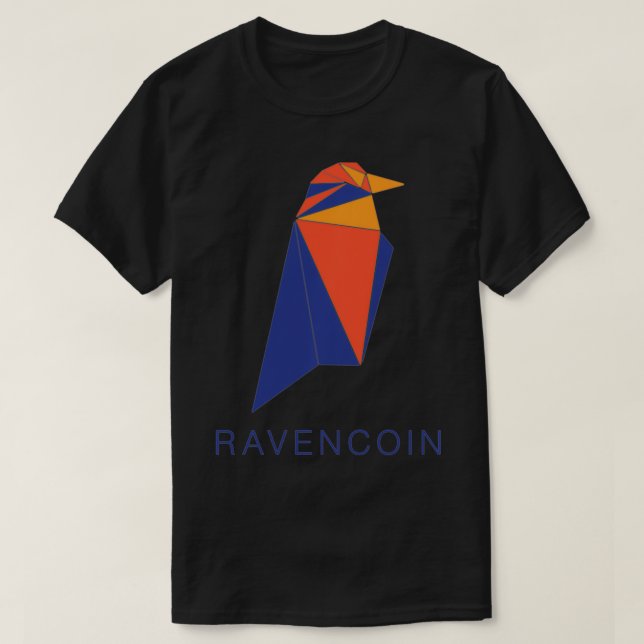 Camiseta Ravencoin Moneda Criptodivisa RVN criptografía Pul (Diseño del anverso)