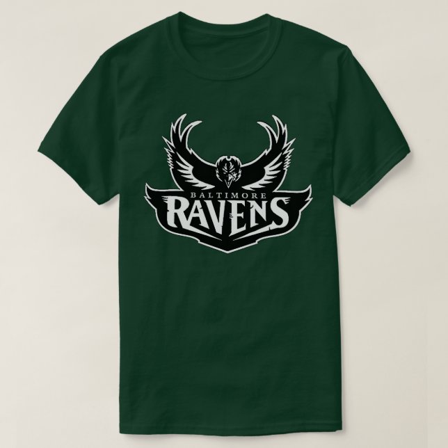 Camiseta Ravens bw (Diseño del anverso)