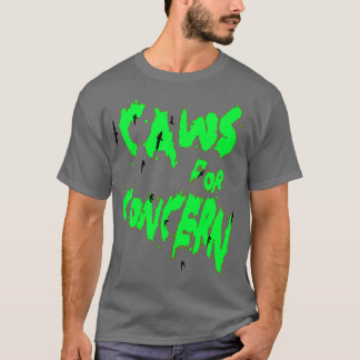 Camiseta Ravens De Halloween Caws Por Preocupación Divertid