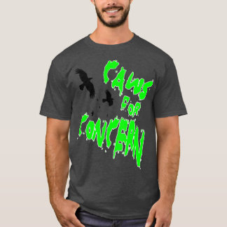 Camiseta Ravens De Halloween Caws Por Preocupación Divertid