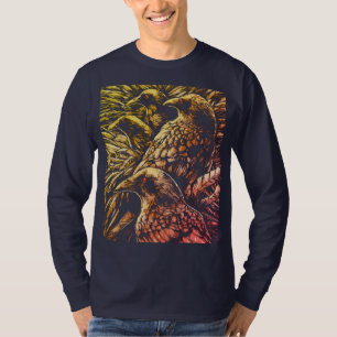 Camiseta Ravens de ojos rojos - Vida salvaje gótica misteri