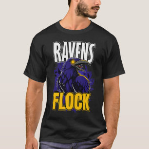 Camiseta Ravens Flock - Purple and Gold Bird of Prey 
