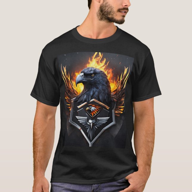 Camiseta Ravens of the North - Águila futurista T-S (Anverso)