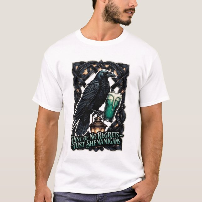 Camiseta Raven's Shenanigans Emerald Pint Tee (Anverso)