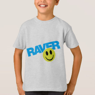 Camiseta Raver - delirio del ir de discotecas de DJ de la