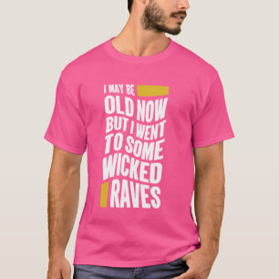 Camiseta Raver viejo de Skool, Raving, Rave, Fiesta libre,