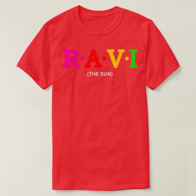 Camiseta Ravi El Sol (Diseño del anverso)